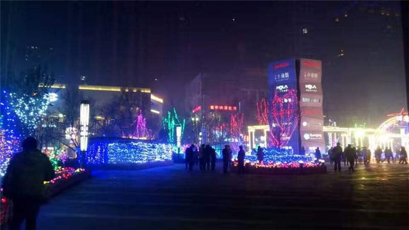 勒泰中心樹木景觀亮化