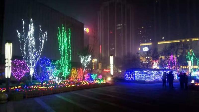 勒泰中心樹木景觀亮化